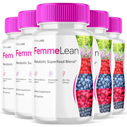 (5 Pack) Femme Lean Capsules - FemmeLean Advanced Formula Keto Support Supplement Pills - Femme Lean Women Natural Keto Supplement, FemmeLean Promote Balance and Well Being from Within (300 Capsules)