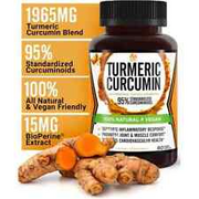 Curcumin and pepper, black pepper and 95% curcumin, absorption for joint support