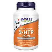 NOW FOODS 5-HTP, Double Strength 200 mg - 120 Veg Capsules