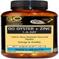 Go Healthy Oyster & Zinc Mens Healths  NZ Sourced Oyster for Vitality 120 caps