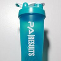 PA Results Smoothie Shaker Bottle 20oz Protein Shake with Mixing Ball ( Blue )