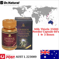 Liver Detox & Health-Dr.Natural Liversol Milk Thistle 35000mg 60's 1 or 3 Box