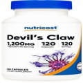 Nutricost Devils Claw 1200mg Equivalent, 120 Capsules - Non-GMO and Gluten Free