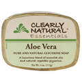 Aloe Vera Soap 4 OZ EA by Clearly Natural