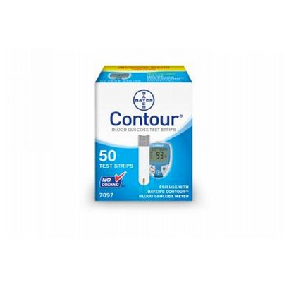 Bayer Ascensia Contour Diabetic Test Strips 50 each by Bayer