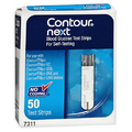 Contour Next Blood Glucose Test Strips 50 Strips by Bayer