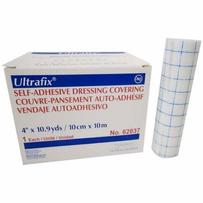 Dressing Retention Tape Ultrafix Skin Friendly Nonwoven 4 Inch X 11 Yard White NonSterile 1 Each by Derma Sciences