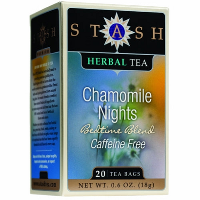 Herbal Tea Chamomile Nights Caffeine Free 20 Count by Stash Tea