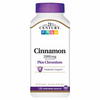 Cinnamon Plus Chromium 120 Veg Caps by 21st Century