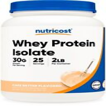 Nutricost Whey Protein Isolate (Cake Batter) 2LBS