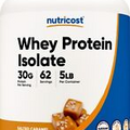 Nutricost Whey Protein Isolate (Salted Caramel) 5 LBS - Non GMO, Gluten Free