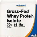 Nutricost Grass-Fed Whey Protein Isolate (Unflavored) 5LBS