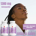 Organic Ashwagandha with Black Pepper Root Capsules 1300mg - Mood Support x2