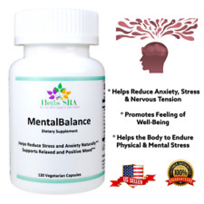 STRESS RELIEF, 120 Capsules, Brain Support,Mental Control Biomedical Formula