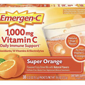 Emergen-C Vitamin C Packets 1000mg Super Orange 30 packets Daily Immune Support
