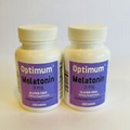 Optimum Melatonin 2 Pack 250 Tablets 3 mg  2 Pack Gluten Free Expires 05/2024