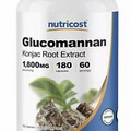 Nutricost Glucomannan 1,800mg Per Serving, 180 Capsules