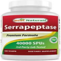 Best Naturals Serrapeptase 40000 SPU 180 Capsules