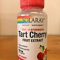 Solaray Tart Cherry Fruit Extract Triple Strength 90 VegCaps 340mg Per Capsule