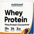 Nutricost Whey Protein Concentrate (Chocolate Peanut Butter) 2LBS - Gluten Free