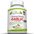 Odorless Garlic Parsley Supplement Pills For Heart Cholesterol High Blood Health