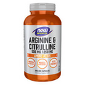 NOW FOODS Arginine & Citrulline 500 mg / 250 mg - 240 Veg Capsules