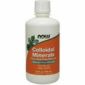 NEW Now Colloidal Minerals Liquid Essential Trace Minerals Water Soluble 32Oz
