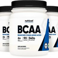 Nutricost BCAA Powder 90 Servings (3 Pack) - Unflavored - 6000mg Per Serv