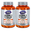 L-Arginine & L-Citrulline Amino Acids 2X120 Caps - Metabolism Muscle Now Foods