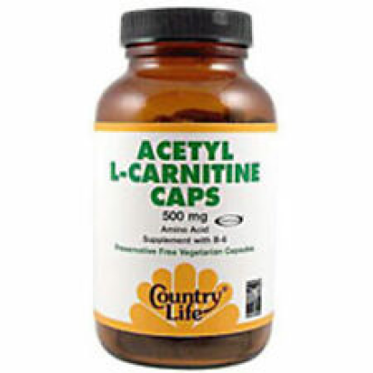 Acetyl L-carnitine 500 mg 120 Caps By Country Life