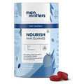 Pack of 2 Man Matters Biotin Hair Gummies for Healthy Hair No Sugar Added Biotin