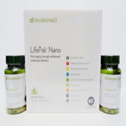 Nu Skin Nuskin Pharmanex Lifepak Nano 60 packets & 2 Bottles Tegreen 97 30 Caps