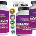 Premium Collagen Peptides 1500 MG Hydrolyzed Anti-Aging (I,II,III,V,X) 3 Months
