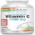 Solaray Vitamin C Rose Hips & Acerola 1000mg Two Stage Timed Release - 275Count