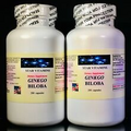 Ginkgo Biloba 500mg. Made in USA ~ 400 capsules (2x200).