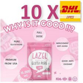 10 X New! LAZEL Gluta Pure Vitamin Skin Whitening Beauty Healthy 30 Sg. Dhl Exp.