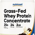 Nutricost Grass-Fed Whey Protein Concentrate (Vanilla) 2LBS