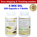 4 Mix Oil Coconut Oil Rice Bran Oil Perilla Oil Garlic Oil Halal GMP ISO AUT100%