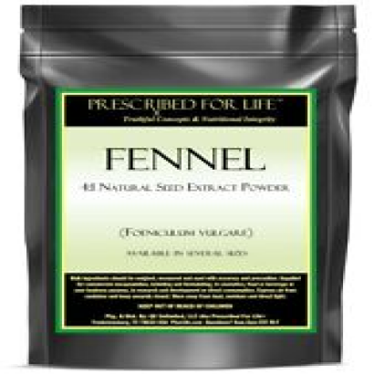 Fennel - 4:1 Natural Seed Extract Powder (Foeniculum vulgare), 1 kg