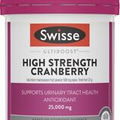 Cranberry 25000mg High Strength 90 Caps Swisse Ultiboost