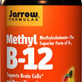 Jarrow Formulas Methyl B-12,Supports Brain Cells and Nerve Tissue, 2500 mcg, 100