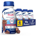 Ensure Plus Milk Chocolate Nutrition Shake, Meal Replacement Shake, 6 Pack