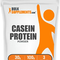 BULKSUPPLEMENTS.COM Casein Protein Powder - Micellar Casein Powder, Protein Powder Casein, Casein Powder - Unflavored & Gluten Free, 30g per Serving, 100g (3.5 oz)