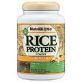 NutriBiotic – Vanilla Rice Protein, 1 Lb 5 Oz (600g) | Low Carb, Keto-Friendly, Vegan, Raw Protein Powder | Grown & Processed Without Chemicals, GMOs or Gluten | Easy to Digest & Nutrient-Rich