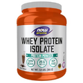 NOW Sports Nutrition, Whey Protein Isolate, 25 g With BCAAs, Creamy Chocolate Powder, 1.8-Pound