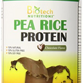 Biotech Nutritions Pure Non-GMO Pea Rice Protein, Chocolate, 16 Ounce