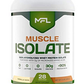 MFL 100% Isolate Protein l 30g of Protein l 12g Amino Acids l Keto Friendly l Low Carbs l 2 lbs. (Vanilla Bean)