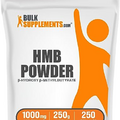 BulkSupplements.com HMB Powder - as Calcium HMB, Beta-Hydroxy Beta-Methylbutyrate - HMB Powder Supplements, Gluten Free - 1000mg per Serving, 250g (8.8 oz) (Pack of 1)