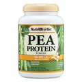 NutriBiotic Pea Protein Vanilla 21 Oz | Low Carb Vegan Plant Protein Powder | 100% Grown & Processed in the USA | Deliciously Creamy & BCAA-Rich | Made without Chemicals, GMOs & Gluten | Keto Friendly
