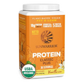 Sunwarrior Vegan Organic Protein Powder Plant-Based | 5 Superfood Quinoa Chia Seed Soy Free Dairy Free Gluten Free Synthetic Free Non-GMO | Vanilla 30 Servings | Classic Plus